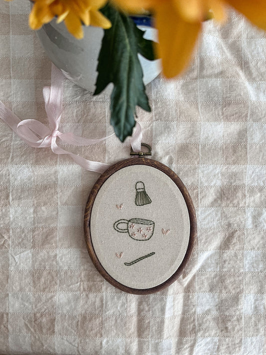 Broderie - Matcha