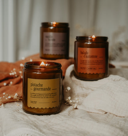 Bougie crépitante - Pistache gourmande