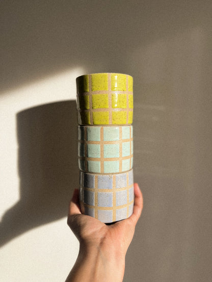 Tasses à carreaux - Azzo Atelier