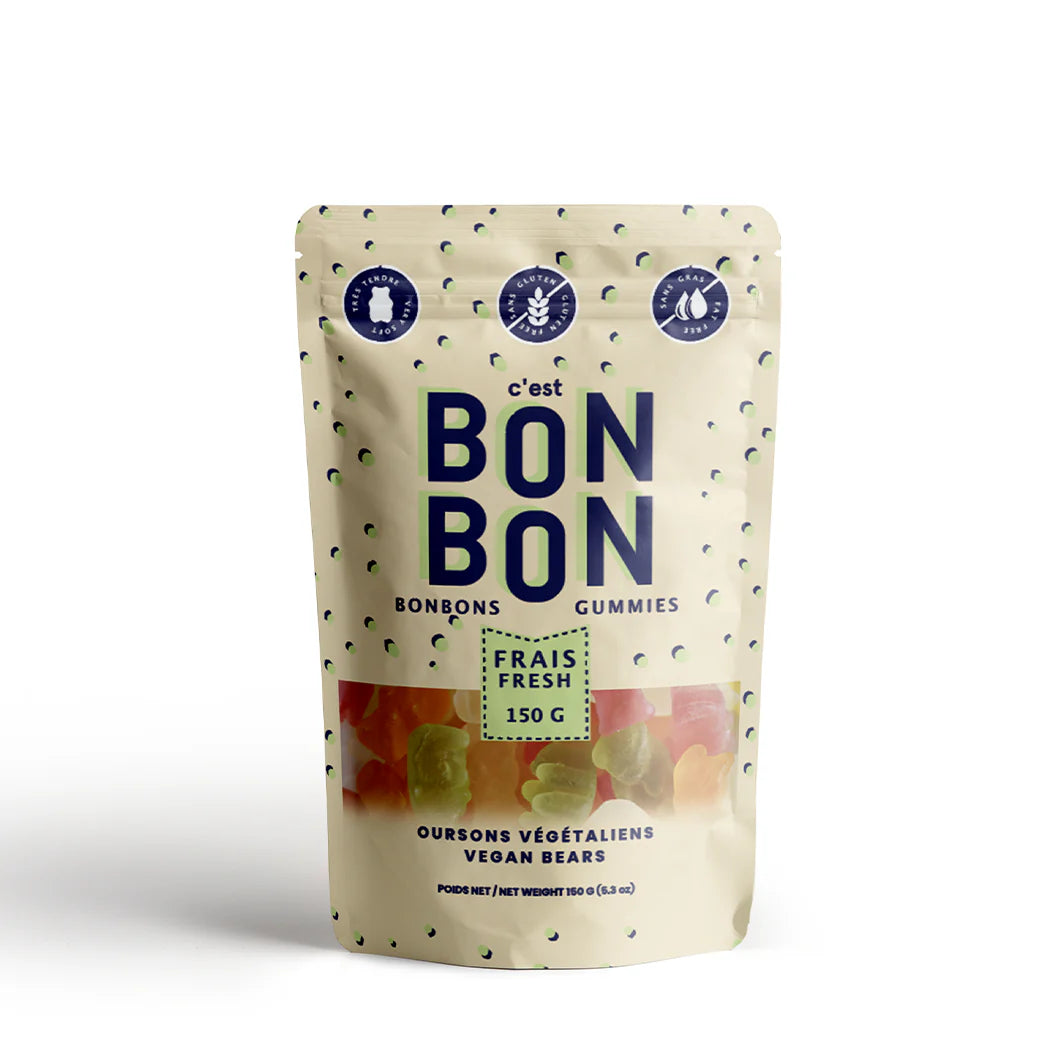 Bonbons oursons végétaliens