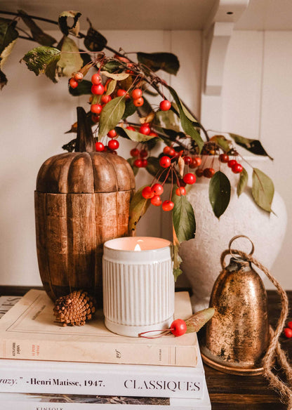 Bougie de Noël - Canneberge Épicée