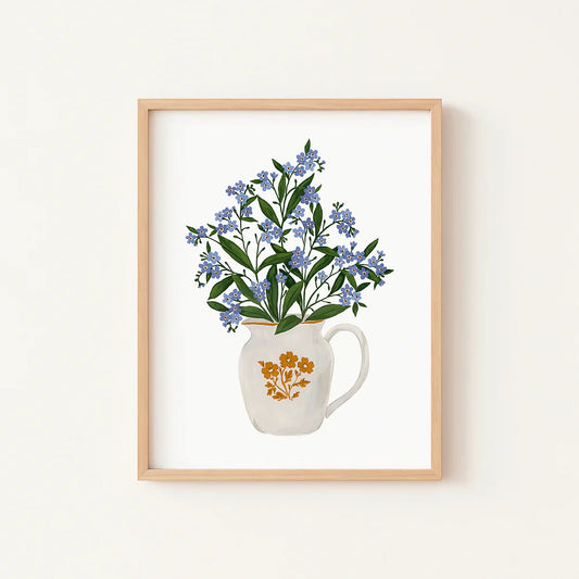 Poster - Bouquet of forget-me-nots