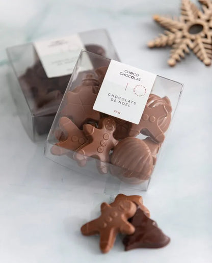 Boîte de chocolats de Noël