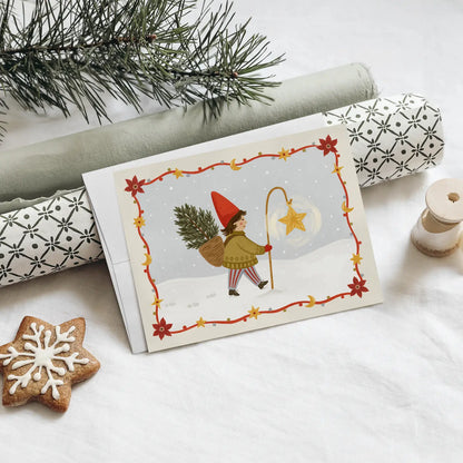 Carte de souhaits - Petit Tomte