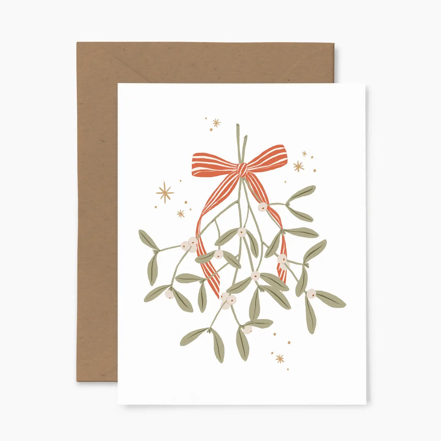 Carte de souhaits - Sous le gui