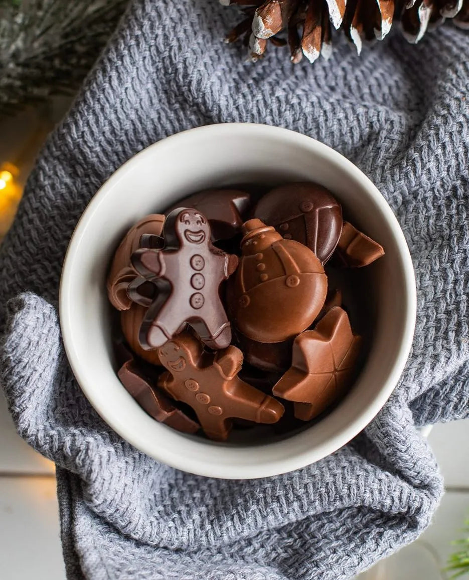 Boîte de chocolats de Noël