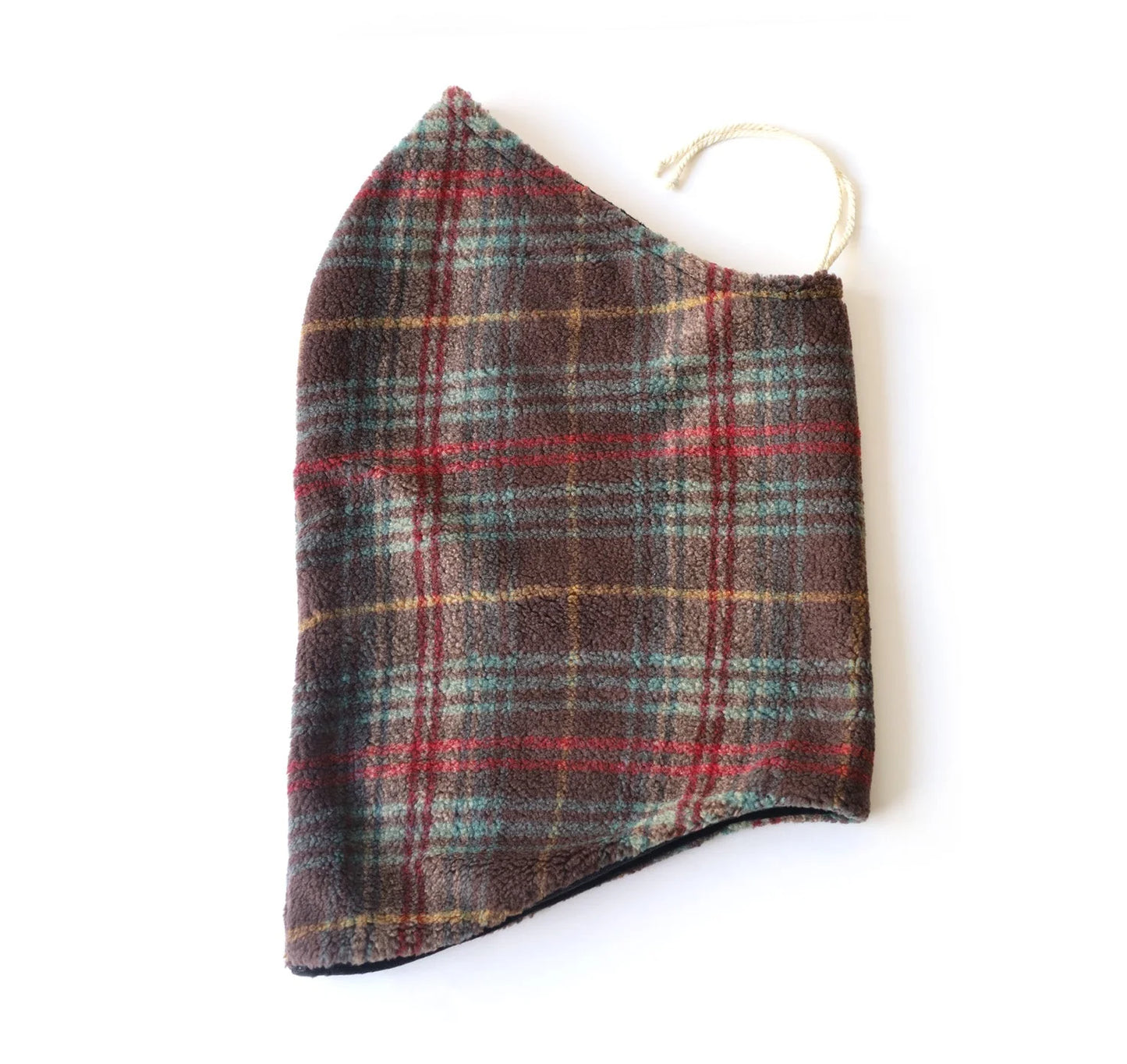 Col capuche à carreaux