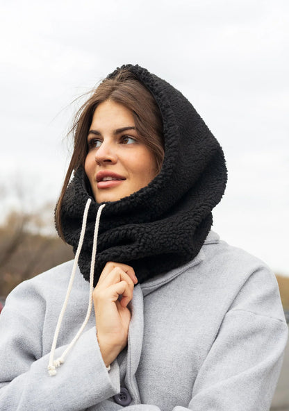 Col capuche réversible - Intérieur Velours