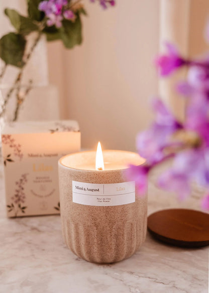 Reusable candle - Lilac