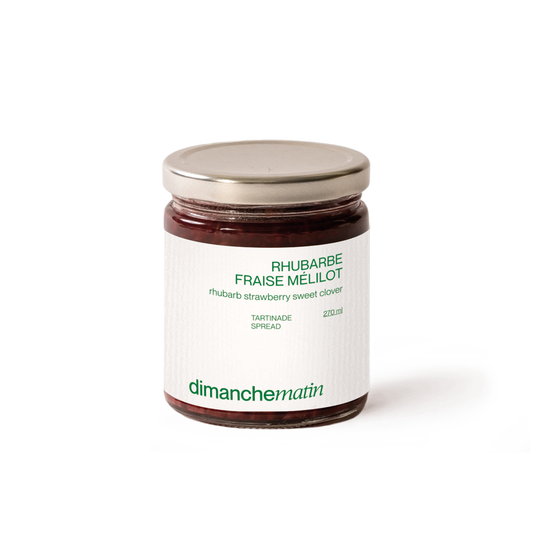 Spread - Rhubarb, strawberry and sweet clover