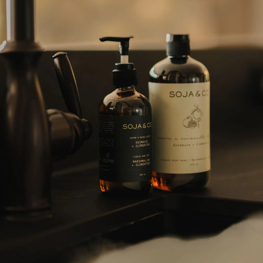 Savon à mains liquide - Guimauve + Clémetines