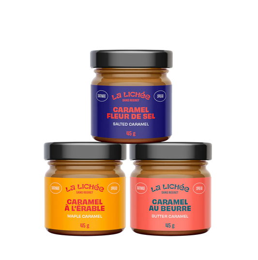 Trio de caramels classiques